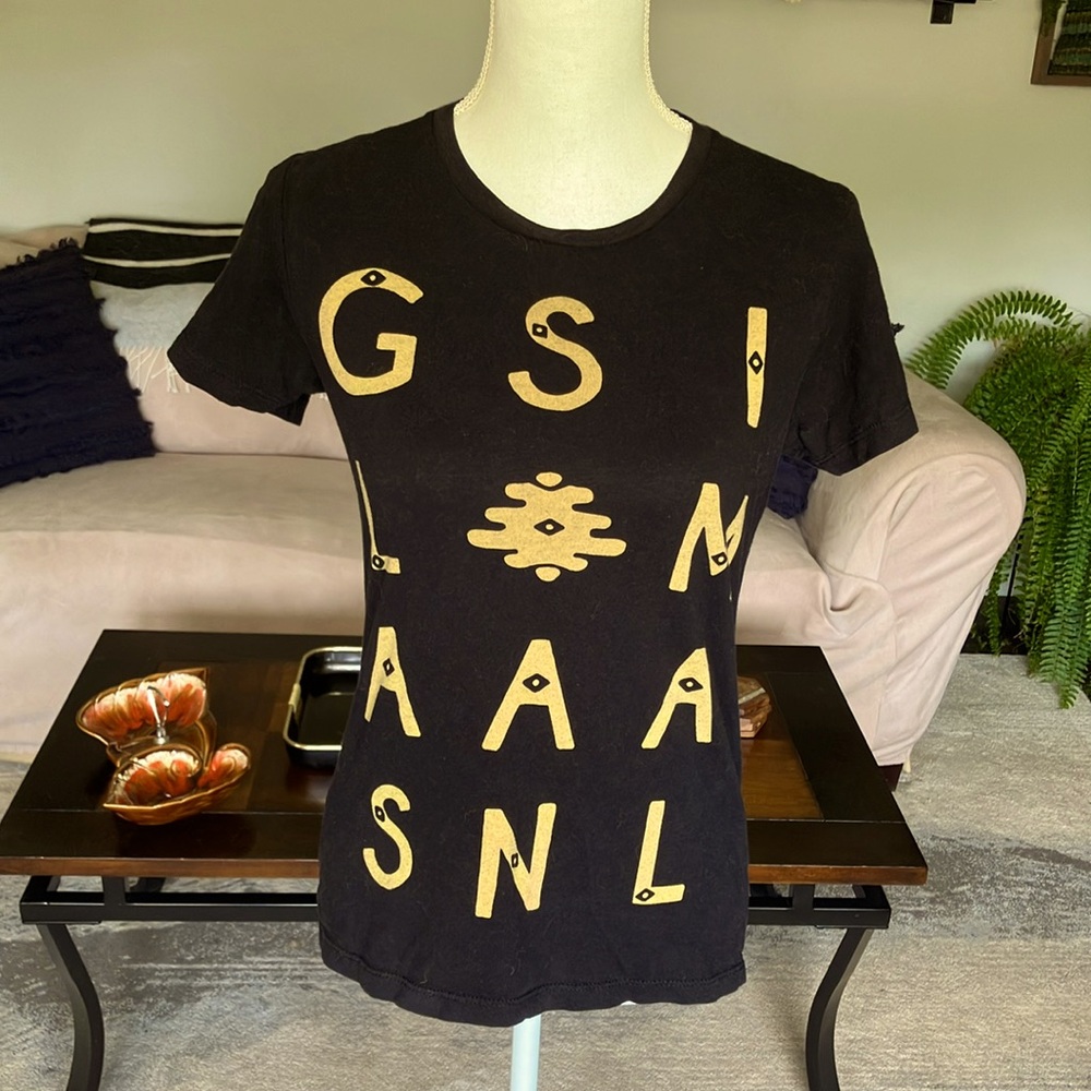 Glass Animal Black Graphic Tee Size S